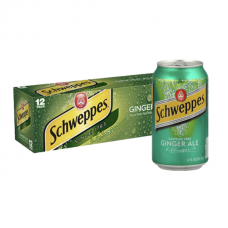 Schweppes Ginger Ale Coke Cola Soda - 12pk / 12 fl oz